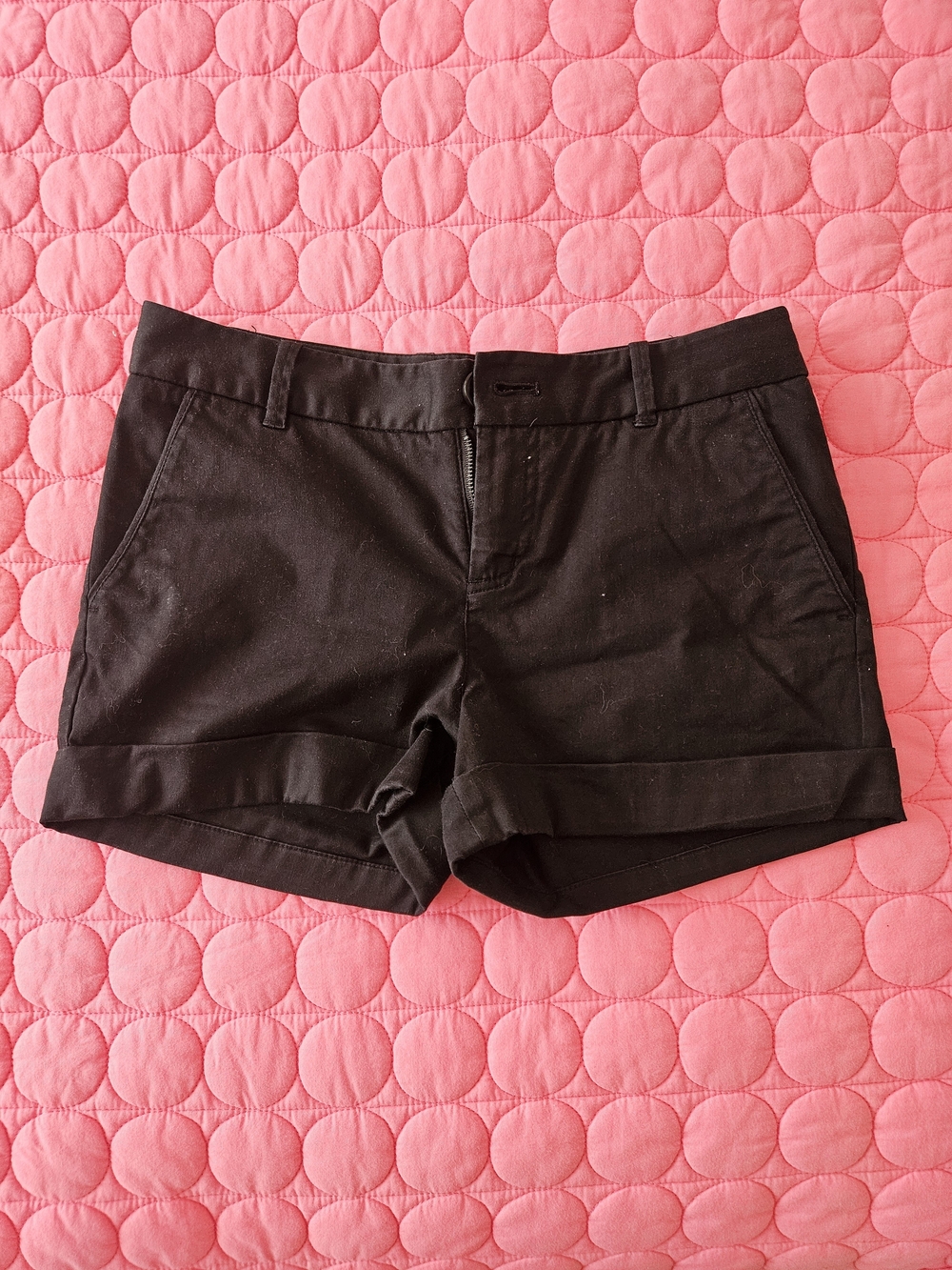 Aritzia Talula Black Cuffed Shorts Size 00